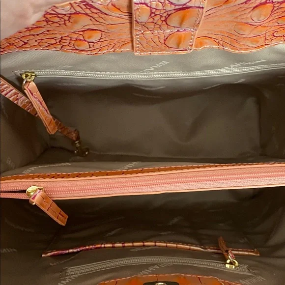 Brahmin NWOT Apricot Rose Celina - Picture 5 of 5